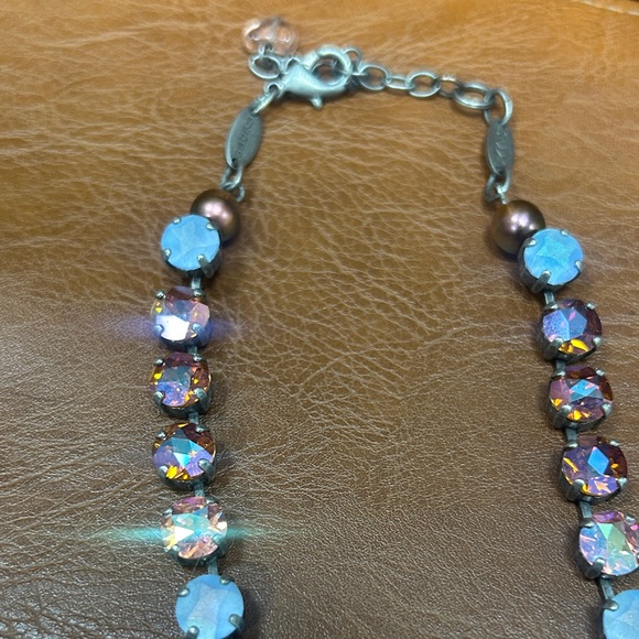 Sabika Elegant Multicolor Crystal Necklace OS - Picture 3 of 3